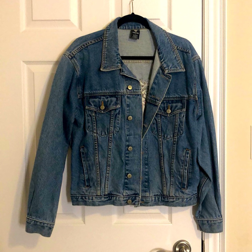 *VINTAGE* Looney Tunes BLUE Denim Jacket | Size Small Mens | 9/10 condition